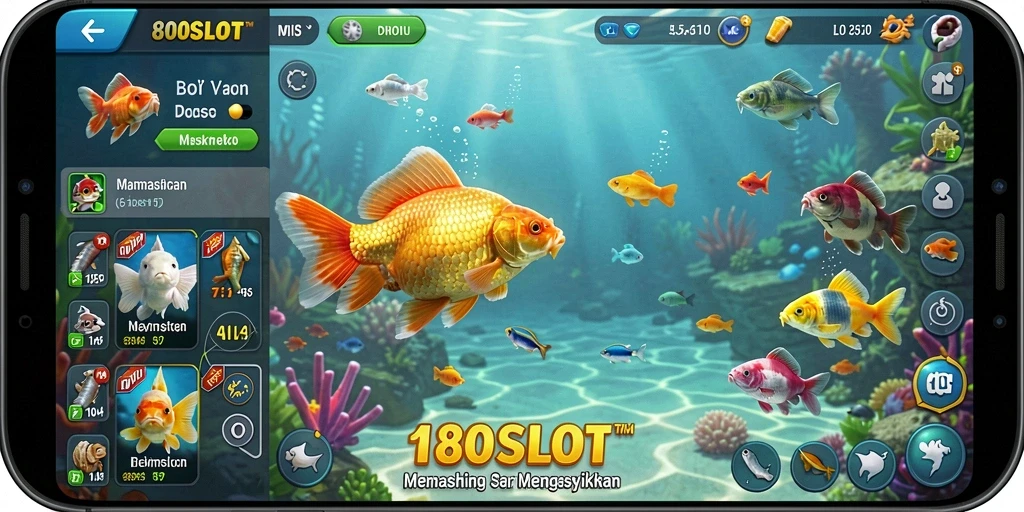 Tangkapan ikan terbaik dalam gameplay 180SLOT yang mendebarkan.