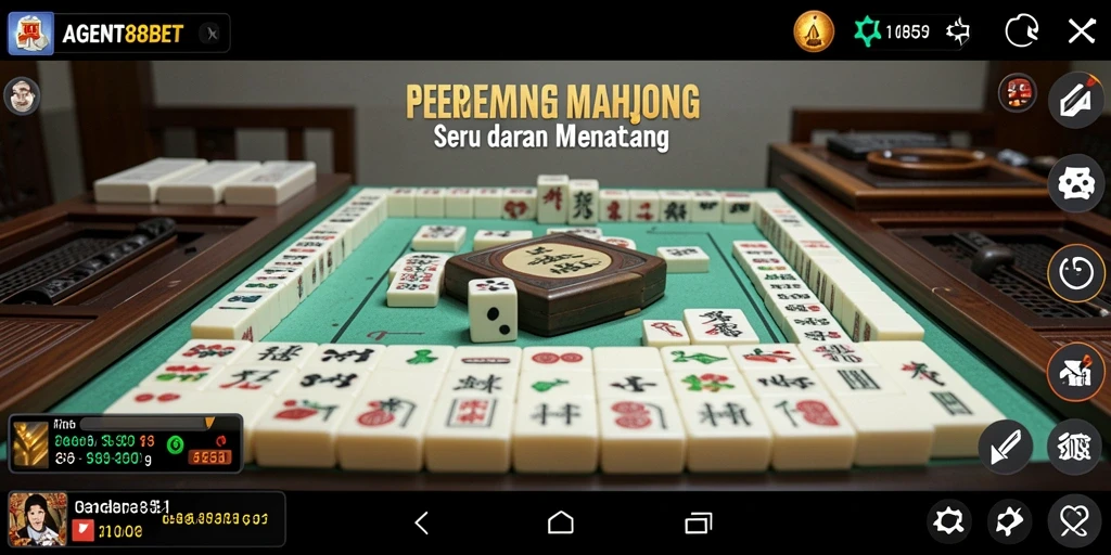 Tampilan menarik saat bermain AGENT88BET Mahjong.
