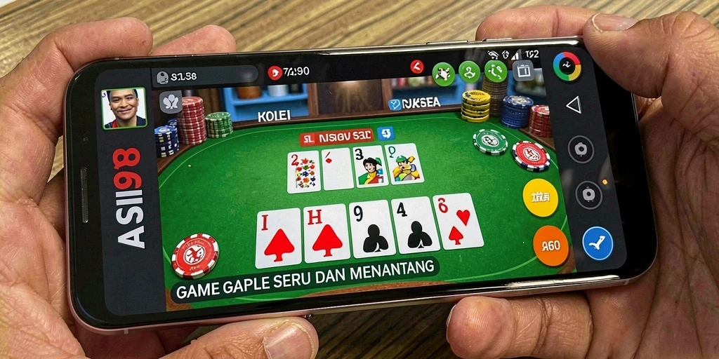 Gameplay seru ASIA918 dengan momen menegangkan saat bermain Gaple.