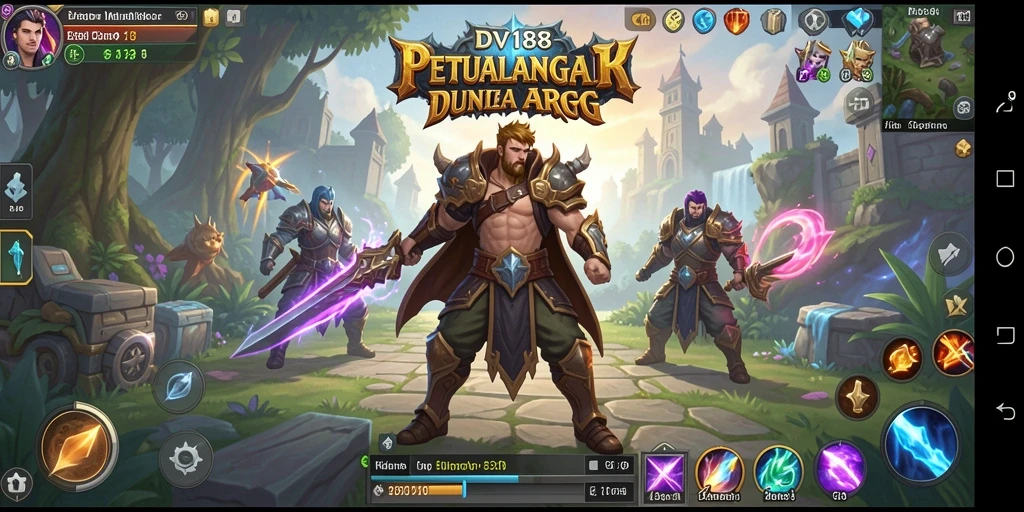 Tampilan gameplay ARPG yang mendebarkan dan penuh aksi.