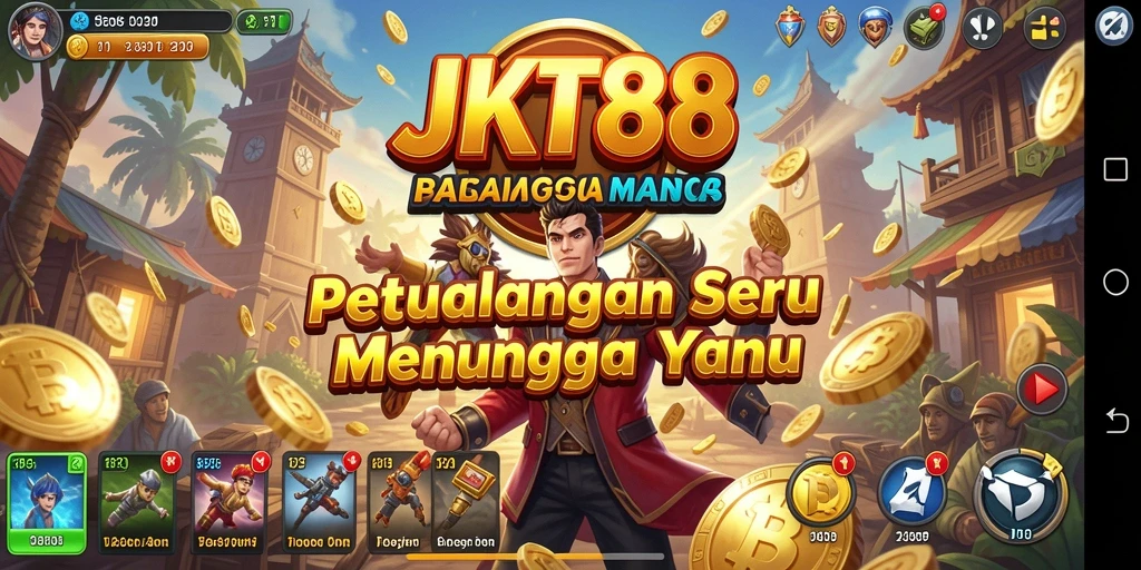 Tampilan gameplay menarik dalam petualangan JKT88.