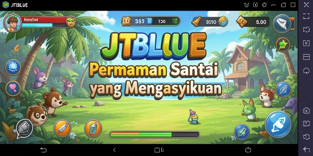 Tampilan screenshot gameplay JTBLUE yang menarik dan penuh keseruan.