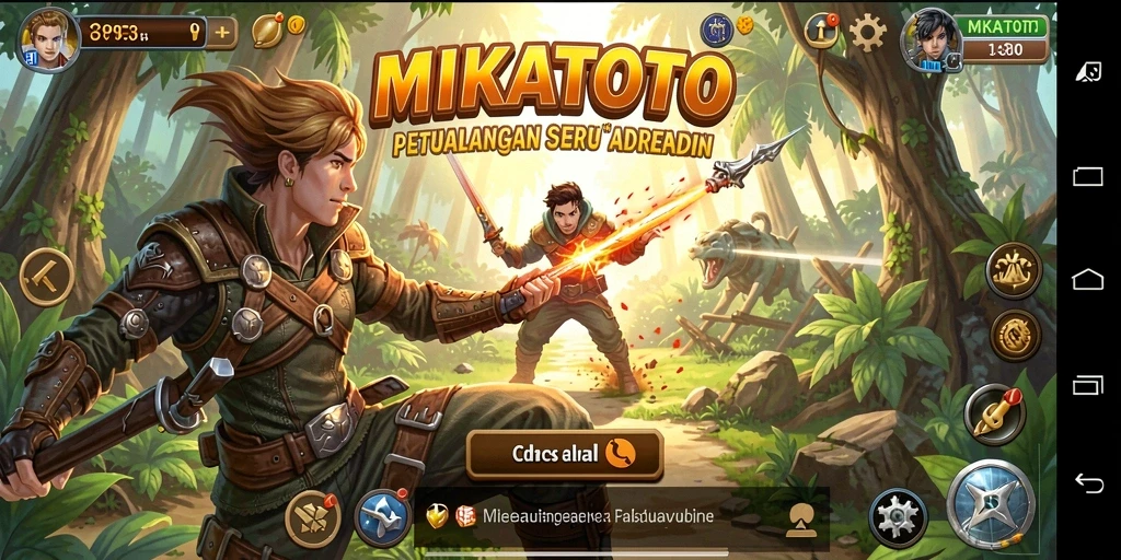 Gameplay MIKATOTO yang mendebarkan dan penuh aksi.