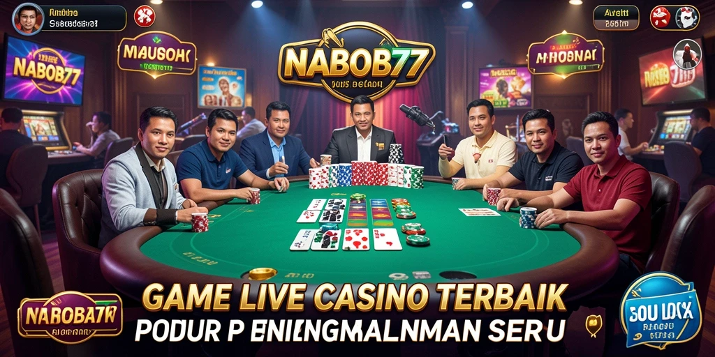 Gameplay seru dan interaktif di NABOB77 Live Casino.