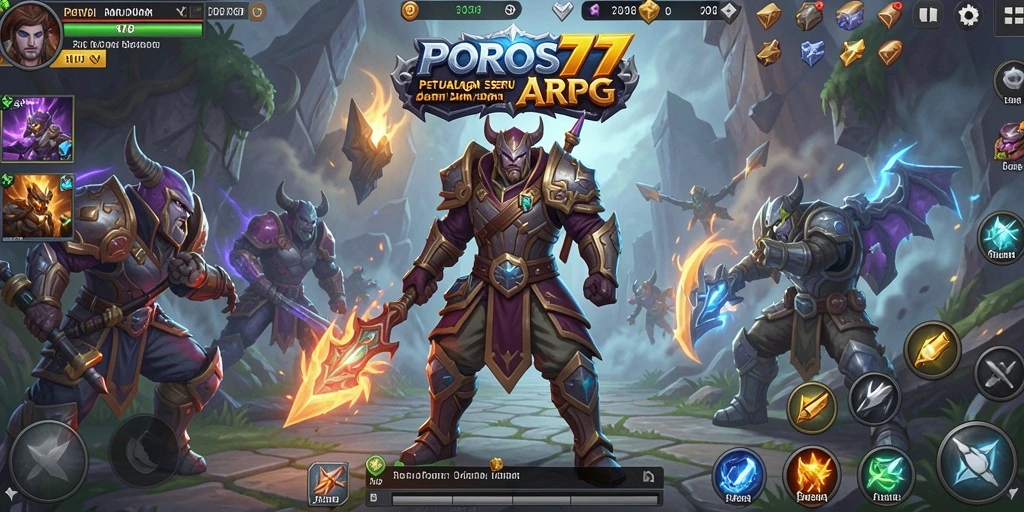 Tampilan seru gameplay POROS77 dengan aksi petualangan yang menakjubkan.