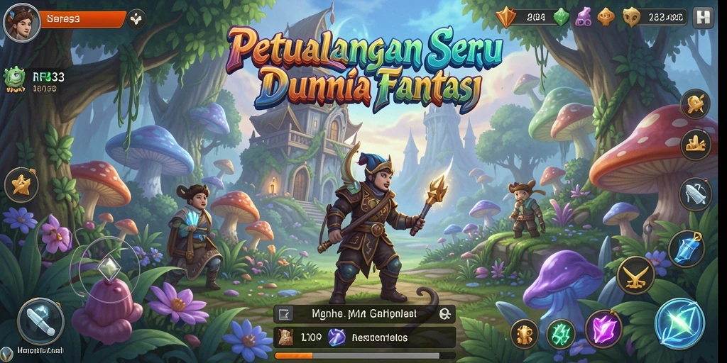 Tangkapan layar utama permainan RR33 menampilkan aksi petualangan yang mendebarkan.