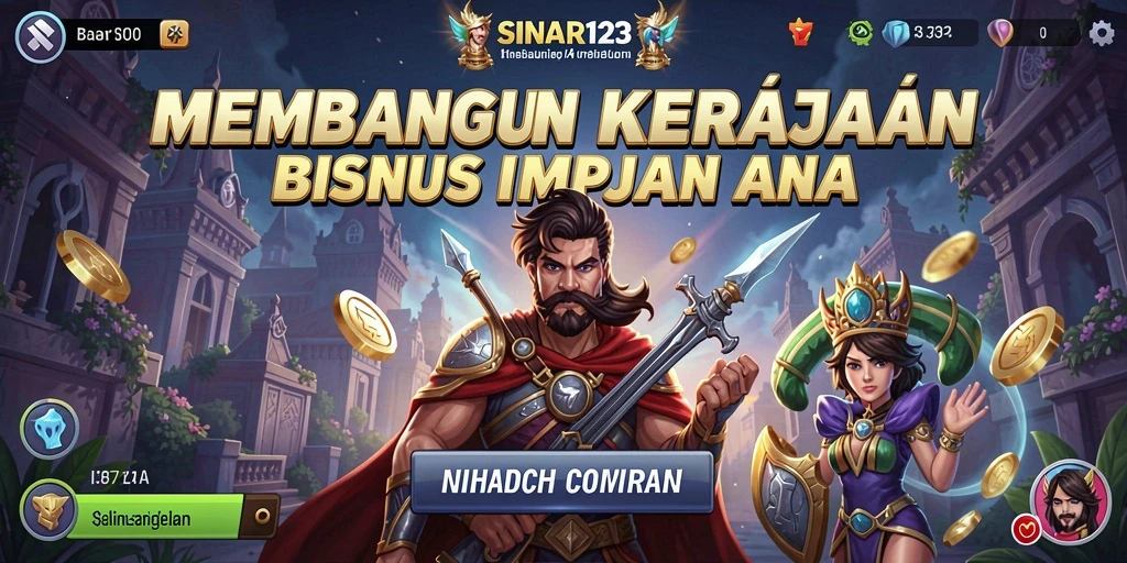 Screenshot gameplay SINAR123 yang menampilkan aktivitas bisnis.