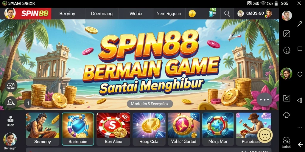 Tampilan menarik dari gameplay SPIN88 yang menghibur.