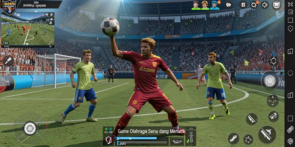Tampilan gameplay seru dengan grafis yang memukau.